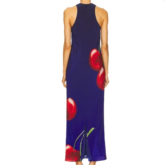 Muma World Luis Maxi Dress in Cherry Night - Picture 3 of 8